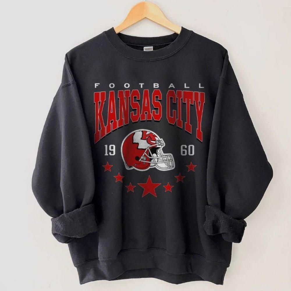 Kansas City Football Crewneck Sweatshirt Unisex